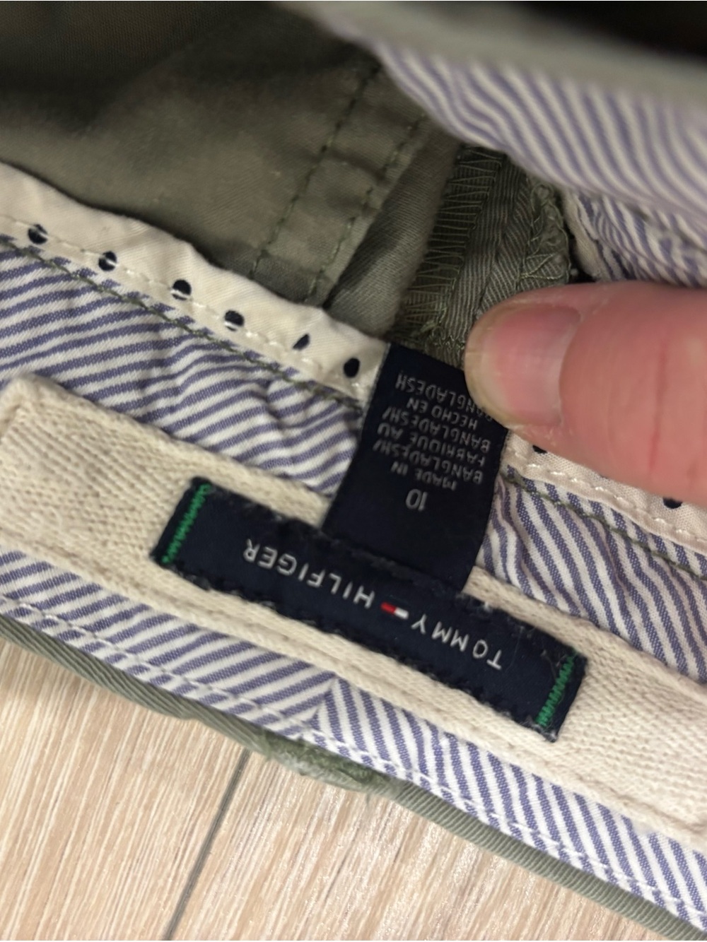 Tommy Hilfiger Men's Olive Pants